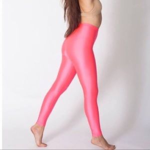 American Apparel nylon tricot leggings